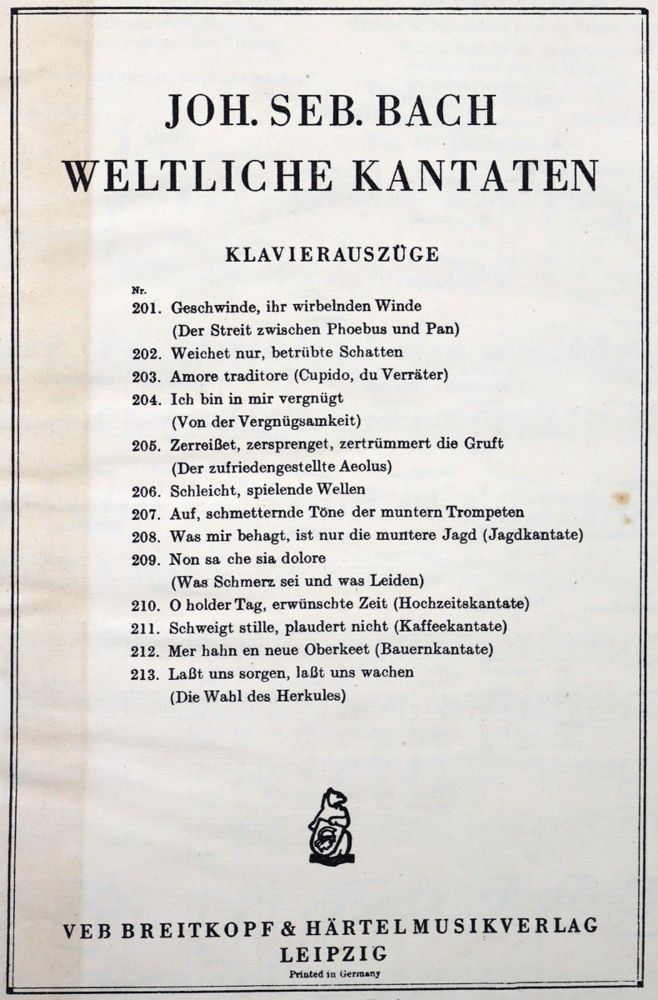 Große Abbildung Nr.1: 131-422 Bach,J.S.: (Musik)
