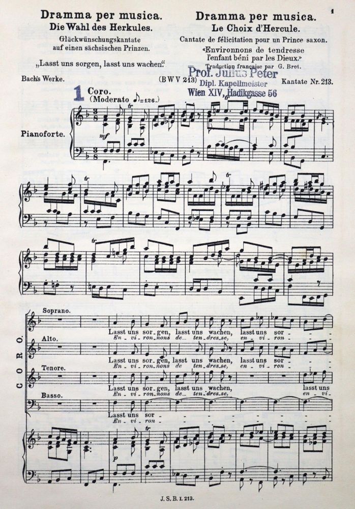Große Abbildung Nr.2: 131-422 Bach,J.S.: (Musik)