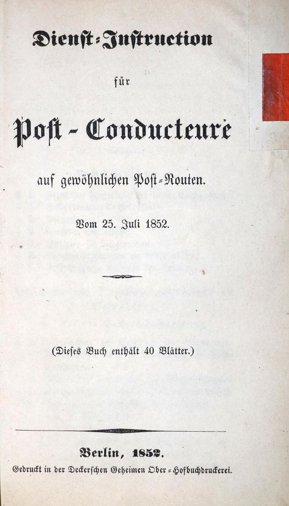 Große Abbildung Nr.1: 131-450 Sammelband: (Postwesen)