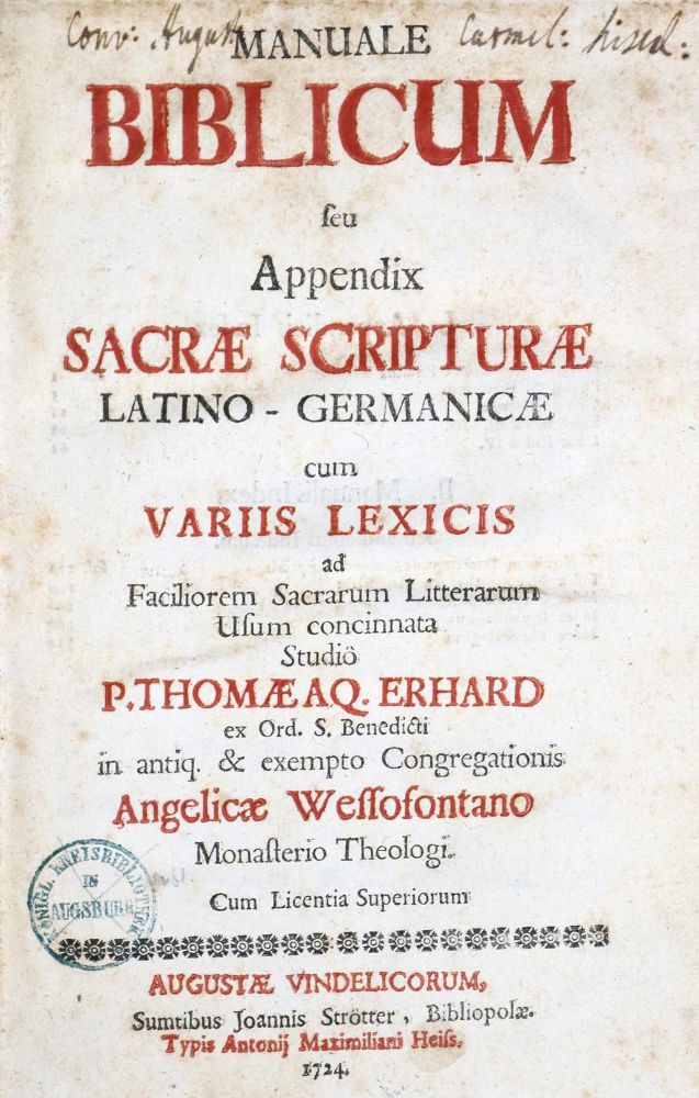Große Abbildung Nr.1: 131-46 Lange,J.: (Bibeln)