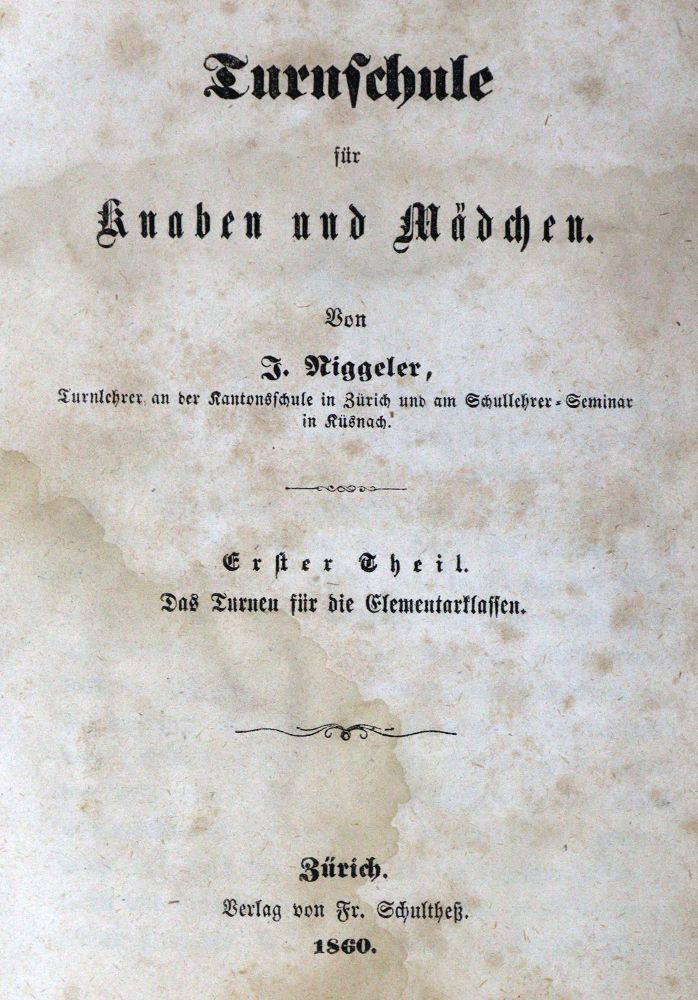 Große Abbildung Nr.1: 131-474 Niggeler,J.: (Sport, Turnen)