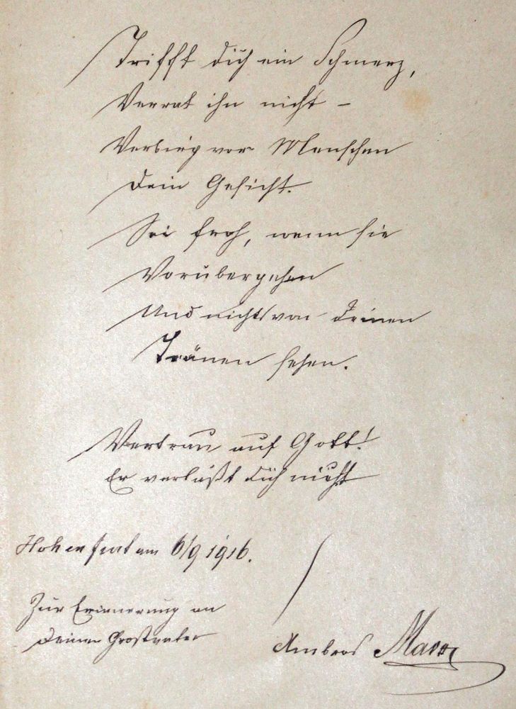 Große Abbildung Nr.1: 131-475 Poesie: (Stammbücher)