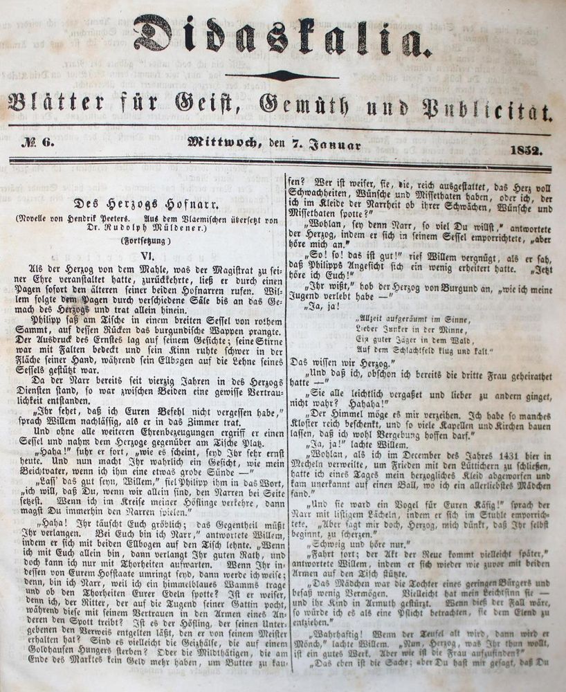 Große Abbildung Nr.2: 131-477 Didaskalia.: (Zeitschriften und Zeitungen)