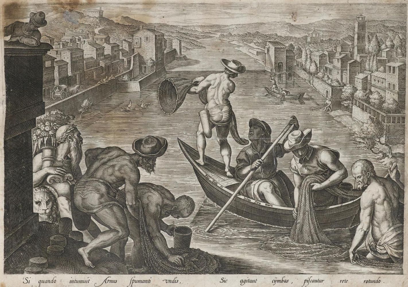 Große Abbildung Nr.4: 131-487 Stradanus,J. (d.i. J. van der Straet).: (Jagd)