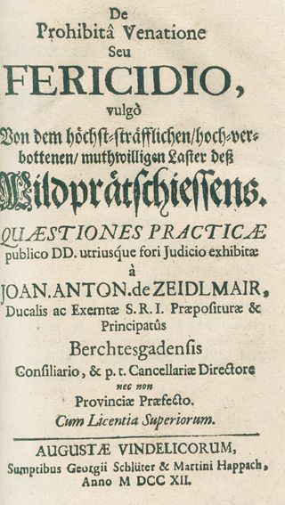 Große Abbildung Nr.1: 131-491 Zeidlmair,J.A.v.: (Jagd)