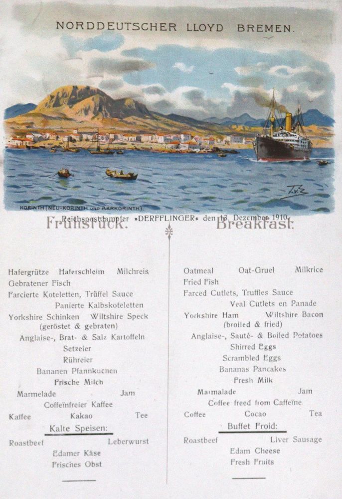 Große Abbildung Nr.3: 131-500 Speisekarten.: (Küche und Haushalt, Gaststätten-Hotellerie)