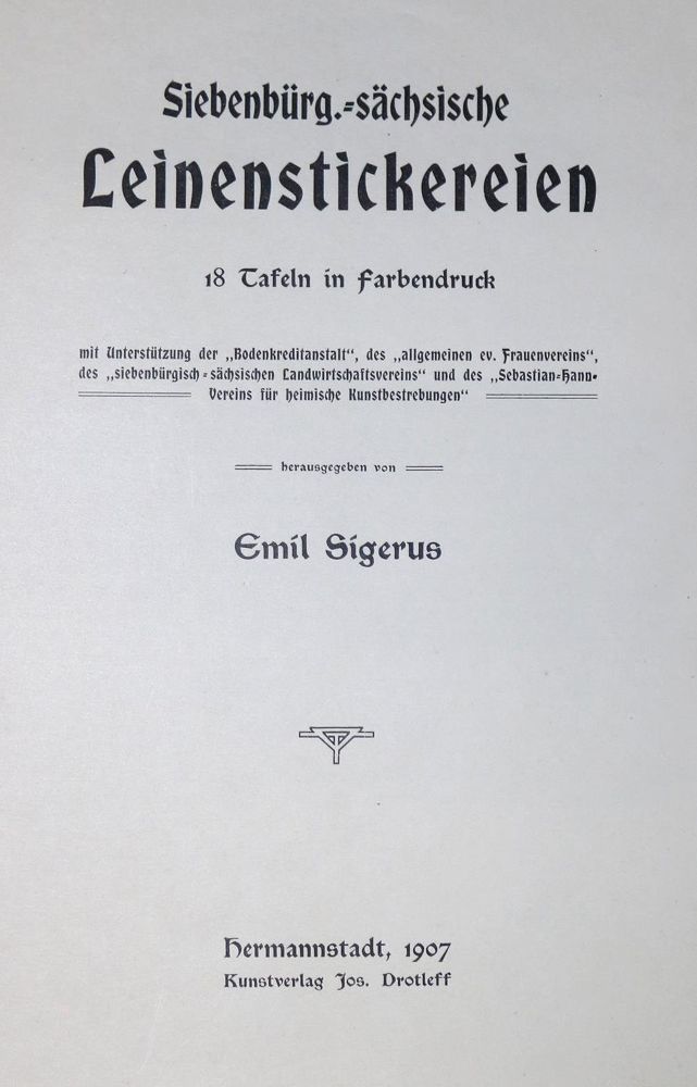 Große Abbildung Nr.2: 131-503 Sigerus,E. (Hrsg.).: (Küche und Haushalt, Handarbeiten u. Schneiderei)