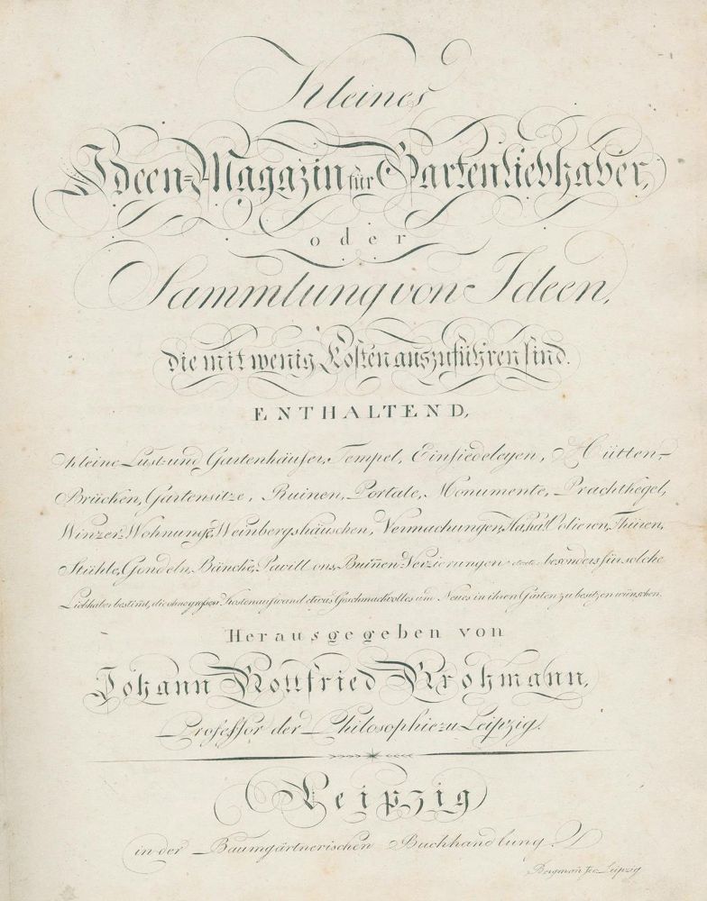 Große Abbildung Nr.1: 131-525 Grohmann,J.G. (Hrsg.).: (Land- und Forstwirtschaft, Garten)