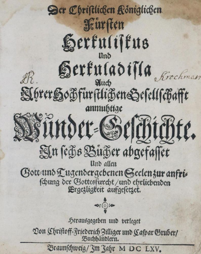 Große Abbildung Nr.1: 131-57 (Buchholtz,A.H.).: (Alte Drucke, Handschriften und Theologie)