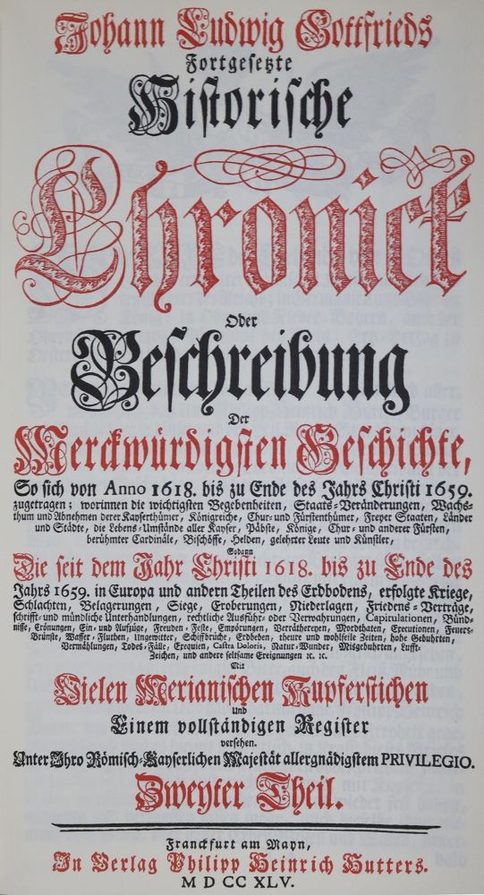 Große Abbildung Nr.1: 131-618 Gottfried,J.L.: (Faksimile)