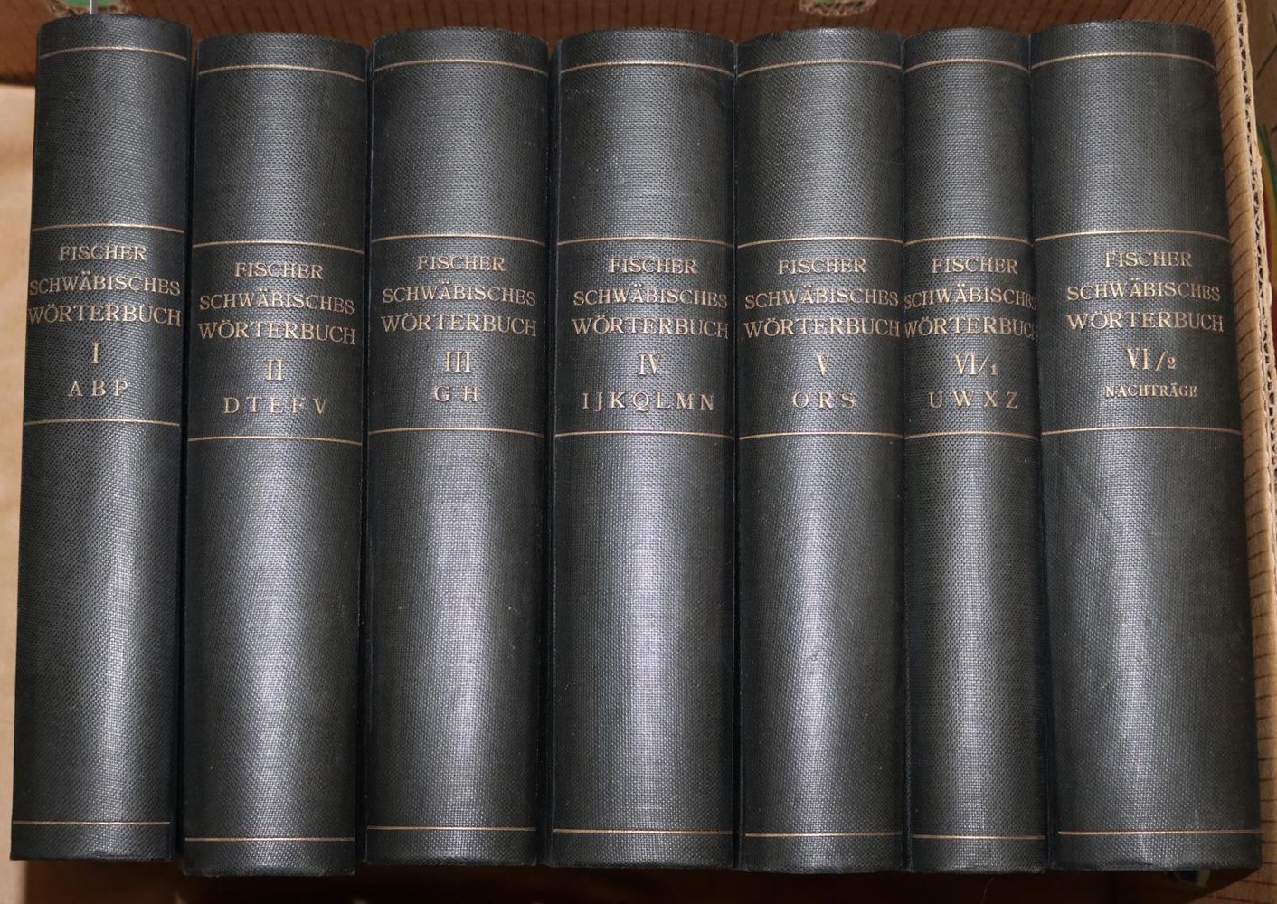Große Abbildung Nr.2: 131-640 Fischer,H.: (Lexika - Wörterbücher - Sprachwissenschaften, Schwaben)
