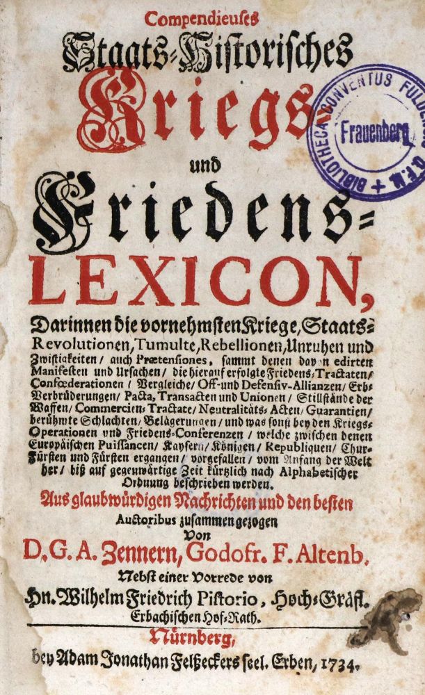 Große Abbildung Nr.2: 131-644 Zenner,G.A.: (Lexika - Wörterbücher - Sprachwissenschaften)