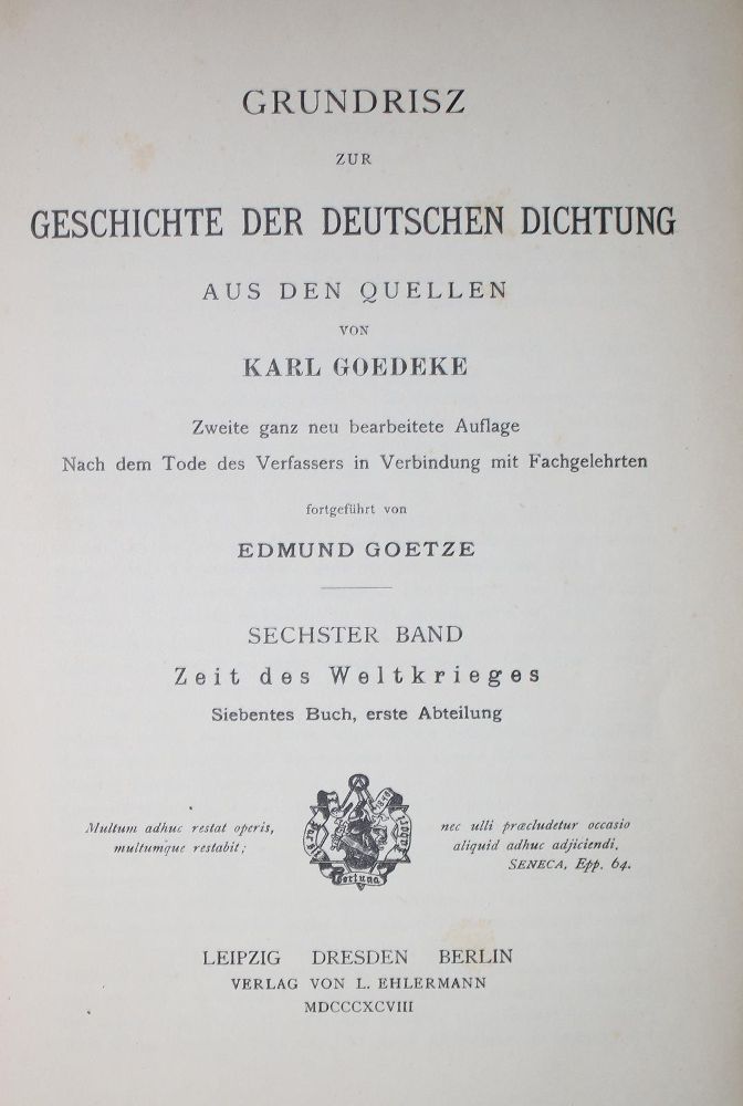 Große Abbildung Nr.1: 131-646 Nagler,G.K.: (Bibliographie und Buchwesen)