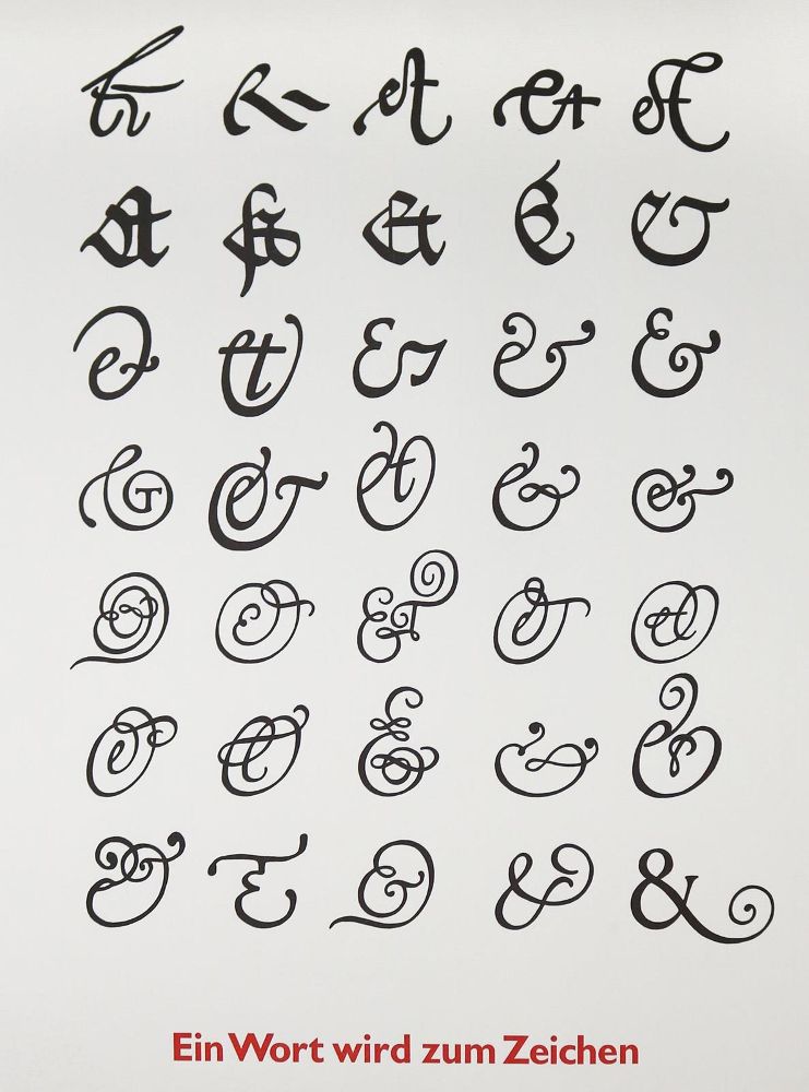 Große Abbildung Nr.21: 131-664 Hoffmanns Schriftenatlas.: (Typographie und Kalligraphie)