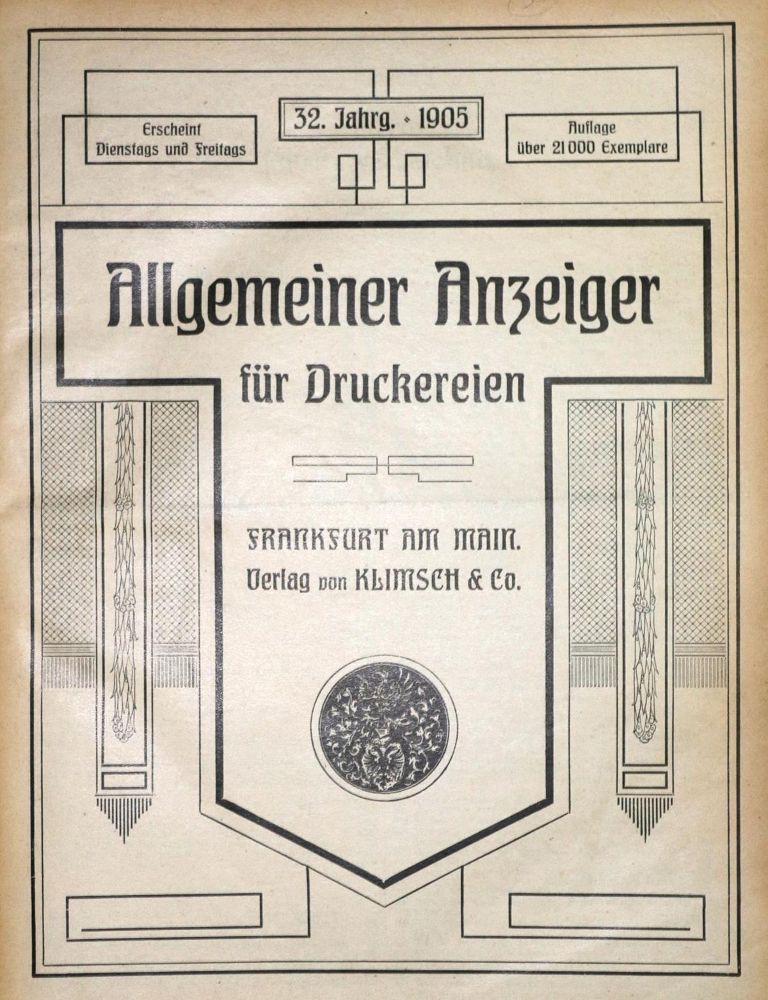 Große Abbildung Nr.1: 131-666 Klimsch & Co.: (Typographie und Kalligraphie)
