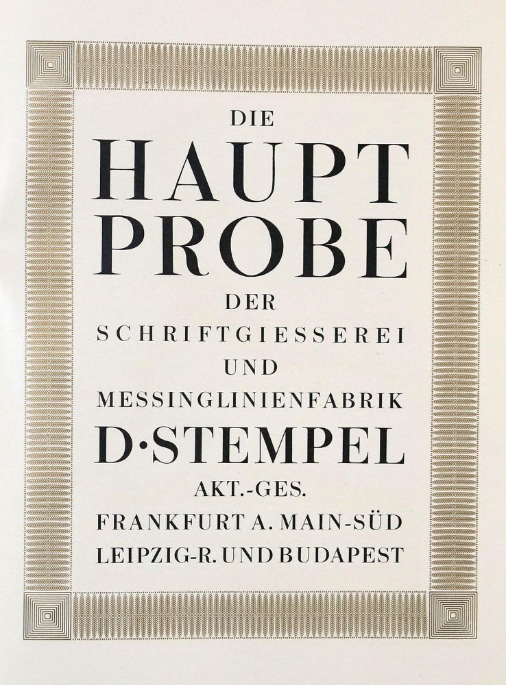 Große Abbildung Nr.1: 131-682 Stempel,D.: (Typographie und Kalligraphie)