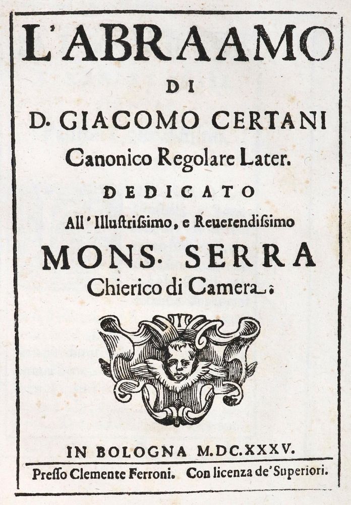 Große Abbildung Nr.1: 131-69 Certani.G.: (Alte Drucke, Handschriften und Theologie)