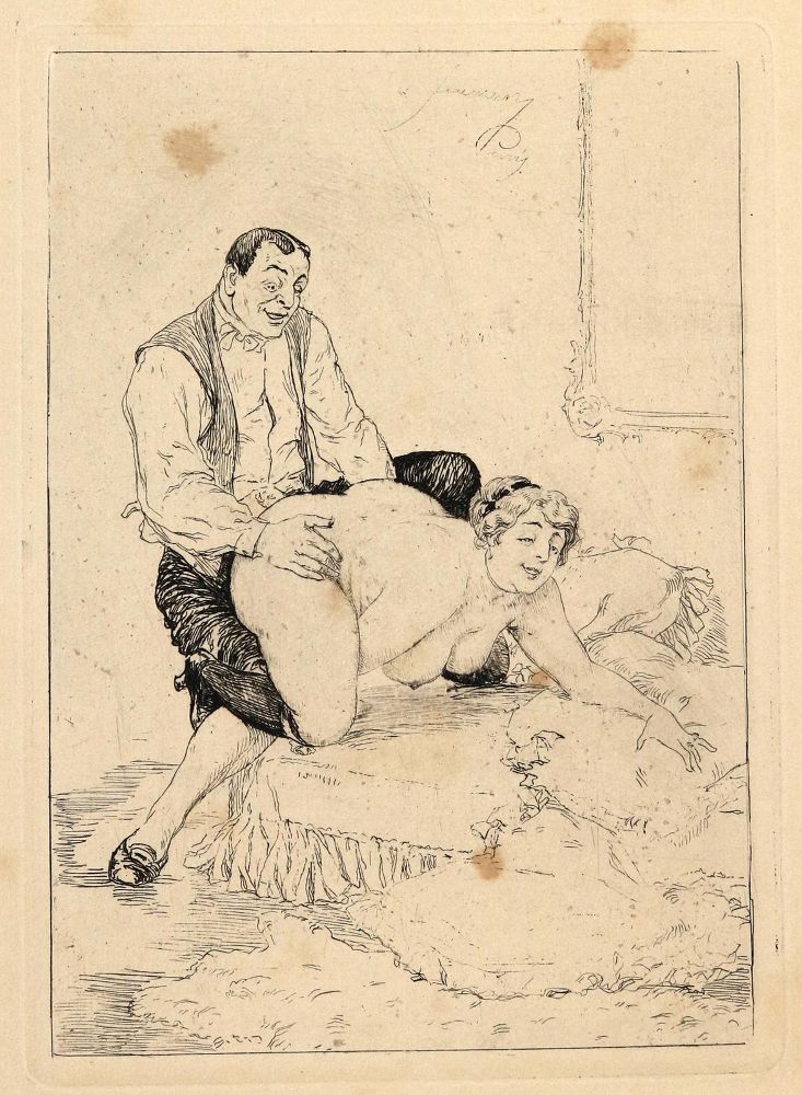 Große Abbildung Nr.1: 131-700 (Lossow,H. Pseud.:) Gaston Ferran.: (Erotika - Galantes)