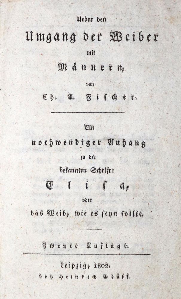 Große Abbildung Nr.2: 131-714 Fischer,C.A.: (Kultur- und Sittengeschichte)