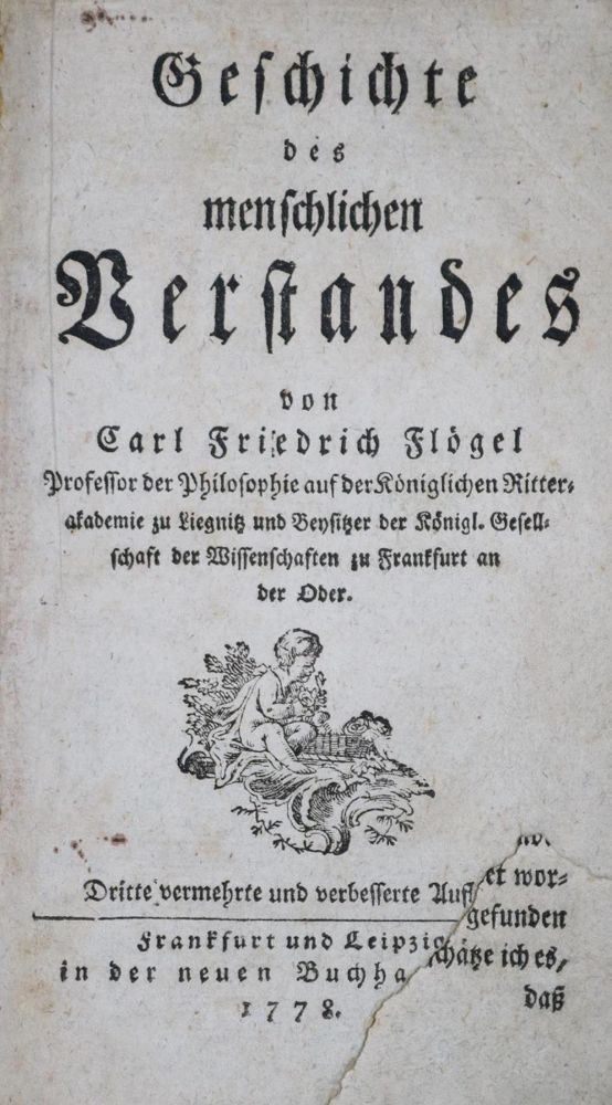 Große Abbildung Nr.1: 131-715 Flögel,C.F.: (Kultur- und Sittengeschichte)