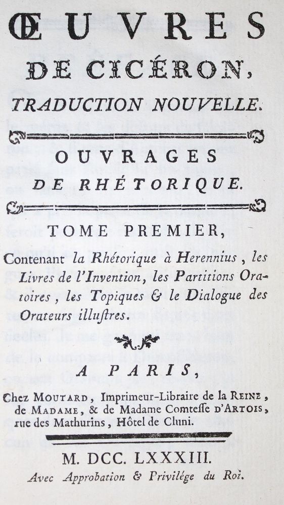 Große Abbildung Nr.1: 131-72 Cicero,M.T.: (Alte Drucke, Handschriften und Theologie)