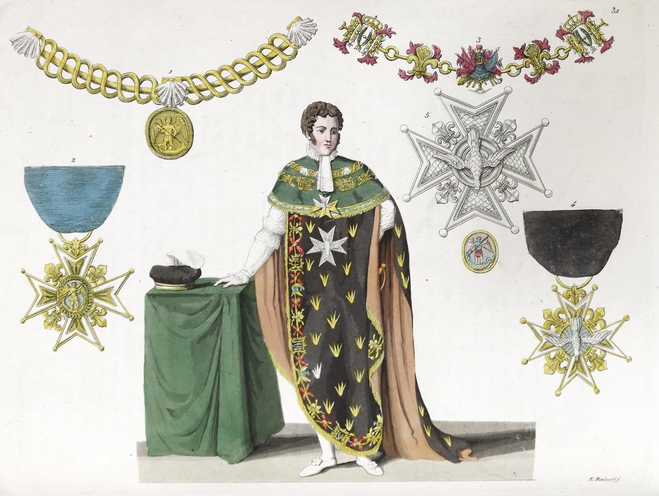 Große Abbildung Nr.2: 131-722 Ferrario,G.: (Mode und Trachten, Frankreich)