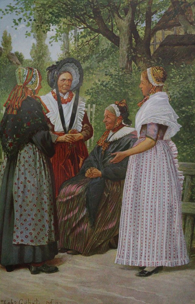 Große Abbildung Nr.1: 131-726 Jostes,E.: (Mode und Trachten, Westfalen)