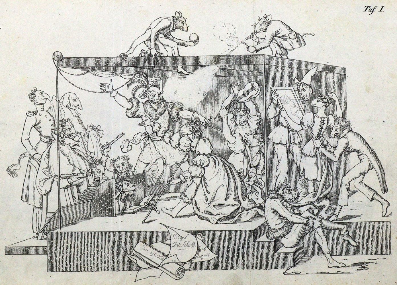 Große Abbildung Nr.1: 131-743 (Disteli,M.: (Fabeln)