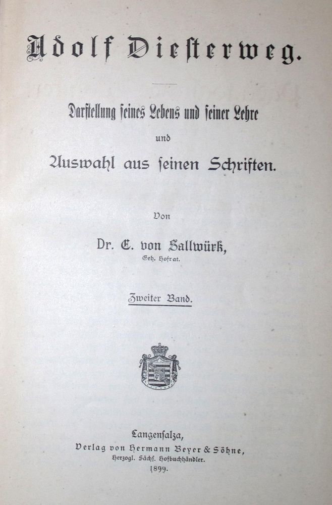 Große Abbildung Nr.1: 131-759 Sendtner,(J.J.).: (Pädagogik)