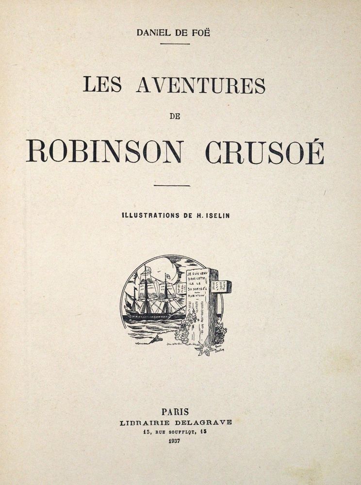 Große Abbildung Nr.1: 131-767 Defoe,D.: (Robinsonaden)