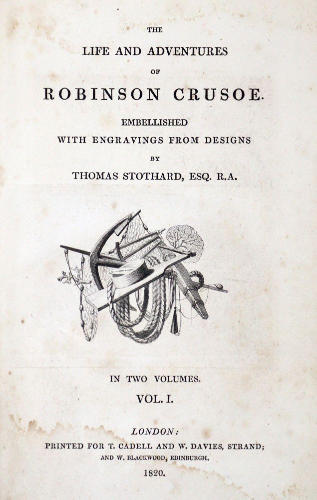 Große Abbildung Nr.1: 131-768 (Defoe,D.).: (Robinsonaden)