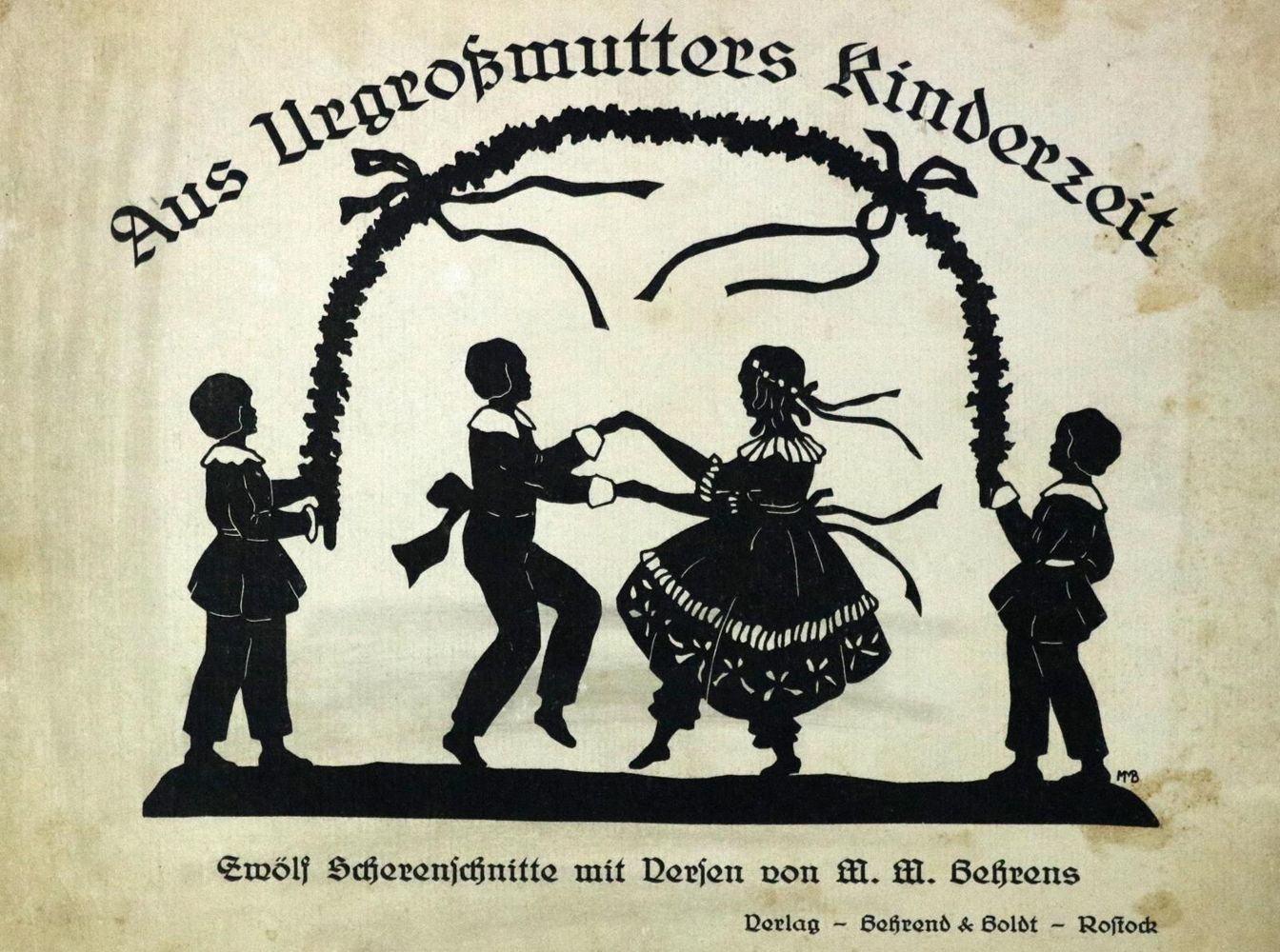 Große Abbildung Nr.1: 131-781 Behrens,M.M.: (Scherenschnitte)