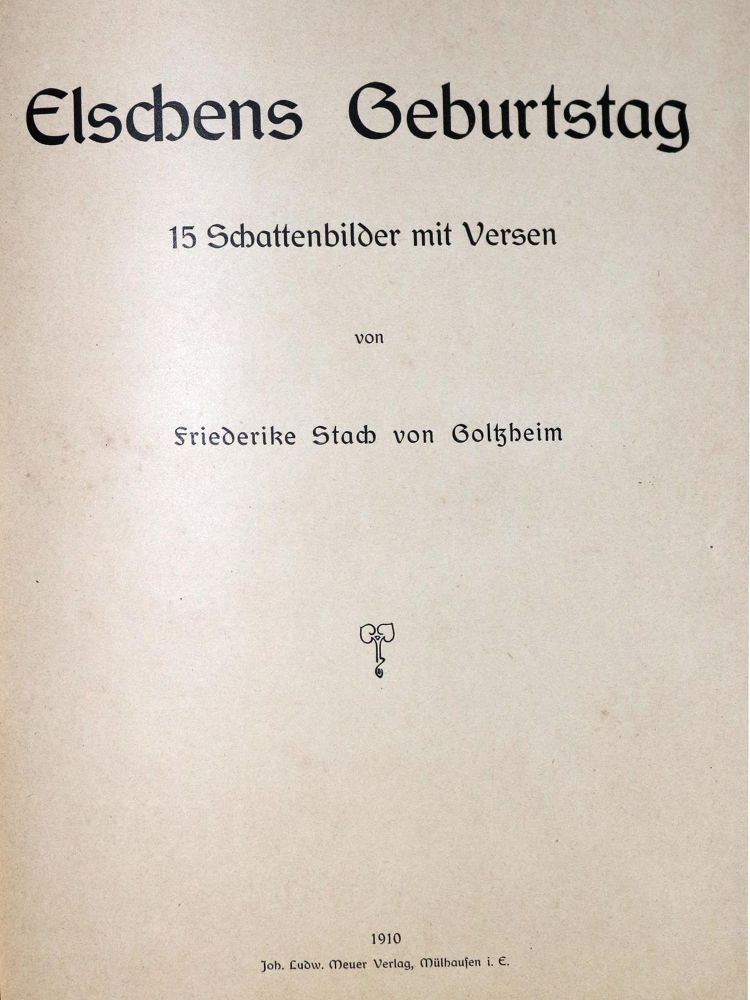 Große Abbildung Nr.1: 131-791 Stach von Goltzheim,F.: (Scherenschnitte)