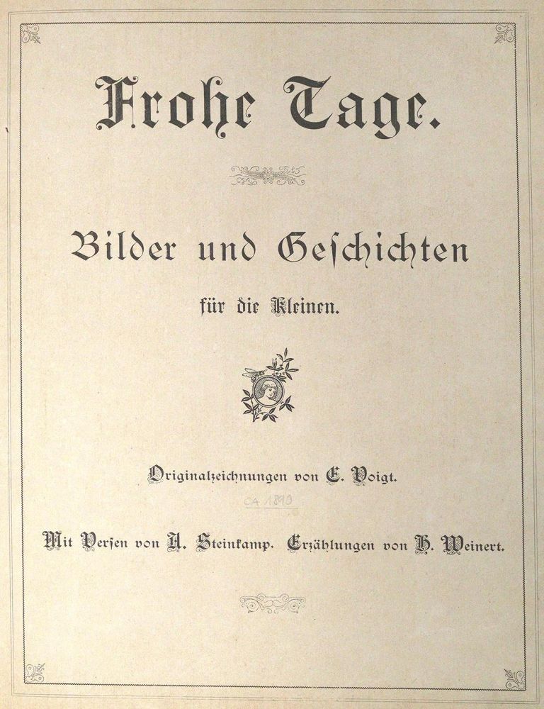 Große Abbildung Nr.1: 131-796 Steinkamp,A. u. H.Weinert.: (Kinder- und Jugendbücher)