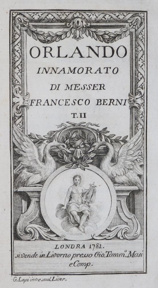 Große Abbildung Nr.2: 131-819 Ariosto,L.: (Literatur und illustrierte Bücher bis 19.Jahrhundert)
