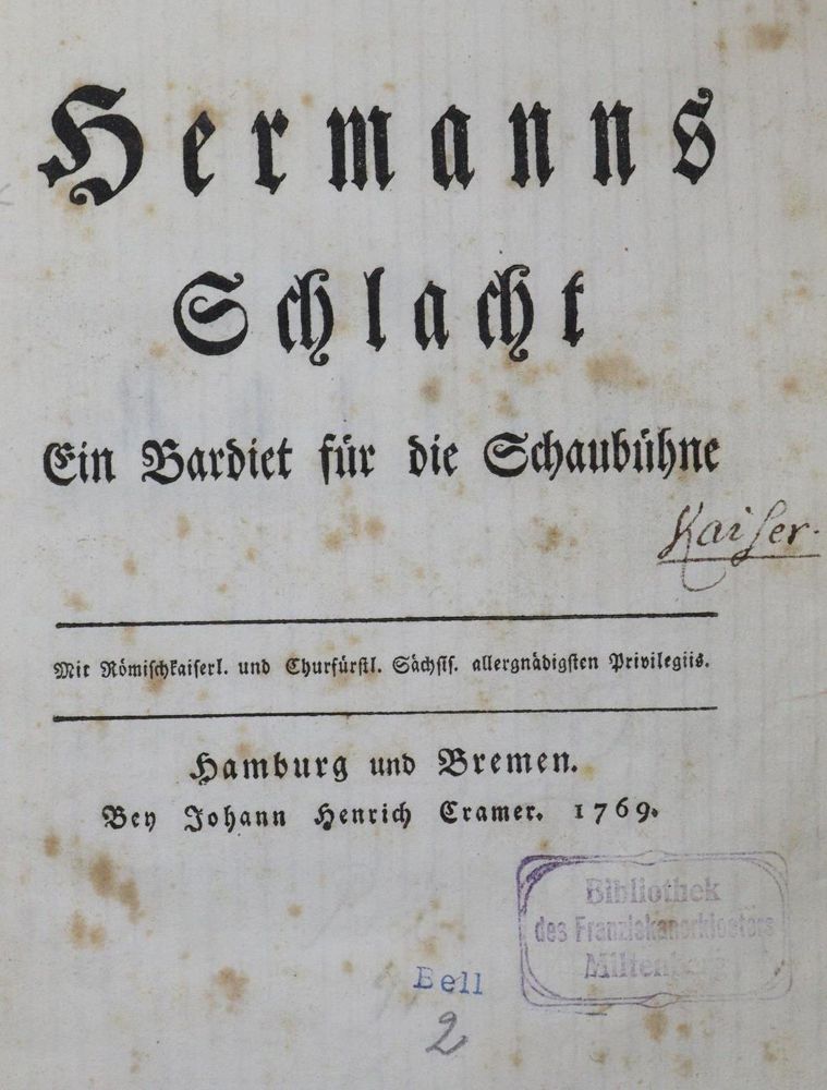 Große Abbildung Nr.21: 131-821 Arndt,E.M.: (Literatur und illustrierte Bücher bis 19.Jahrhundert)
