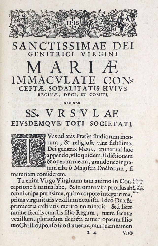 Große Abbildung Nr.3: 131-84 Crombach,H.: (Alte Drucke, Handschriften und Theologie)