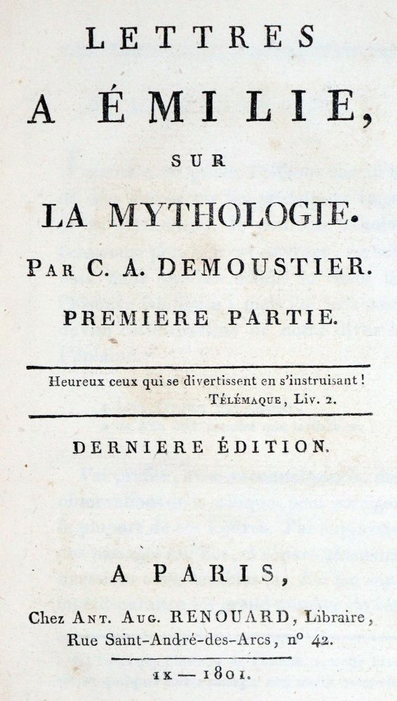 Große Abbildung Nr.1: 131-851 Demoustier,C.A.: (Literatur und illustrierte Bücher bis 19.Jahrhundert)