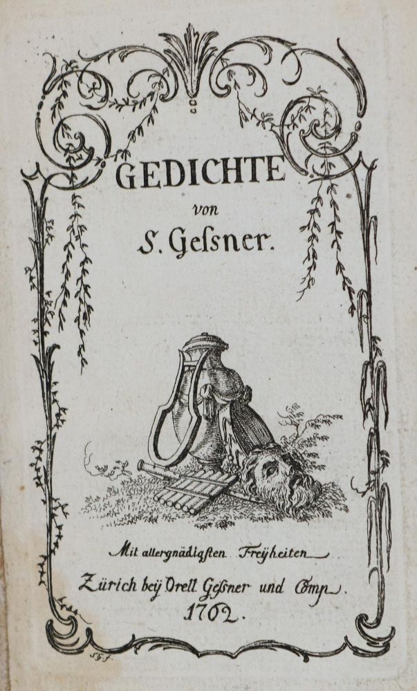 Große Abbildung Nr.1: 131-879 Gessner,S.: (Literatur und illustrierte Bücher bis 19.Jahrhundert)