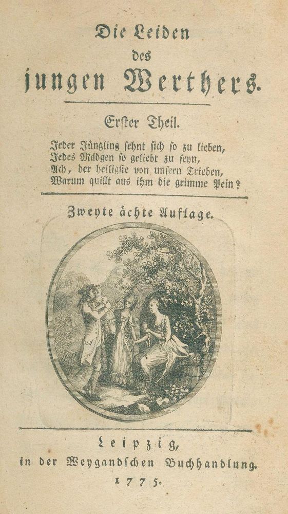 Große Abbildung Nr.1: 131-884 Goethe,J.W.v.: (Literatur und illustrierte Bücher bis 19.Jahrhundert)