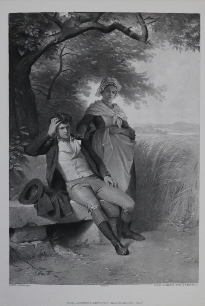 Große Abbildung Nr.1: 131-885 Goethe,J.W.v.: (Literatur und illustrierte Bücher bis 19.Jahrhundert)
