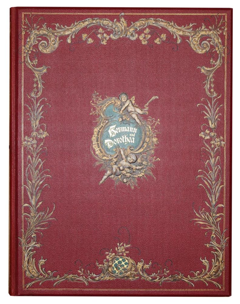 Große Abbildung Nr.2: 131-885 Goethe,J.W.v.: (Literatur und illustrierte Bücher bis 19.Jahrhundert)