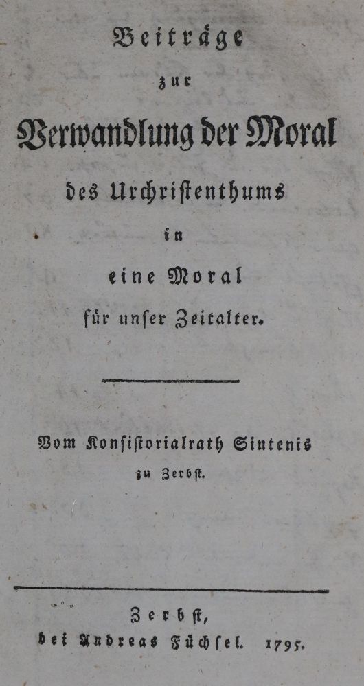 Große Abbildung Nr.1: 131-921 (Knigge,A.F.v.).: (Literatur und illustrierte Bücher bis 19.Jahrhundert)