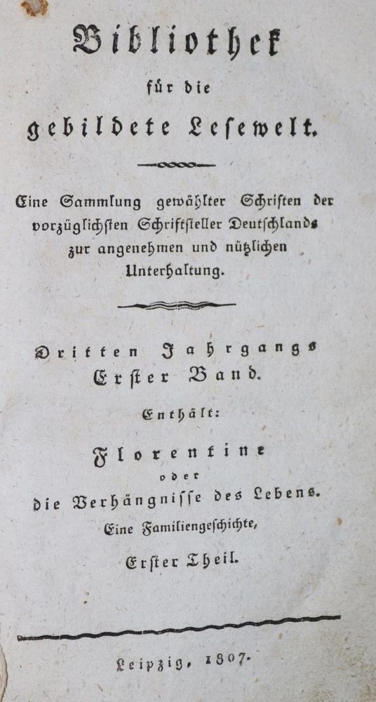 Große Abbildung Nr.1: 131-931 (Lohmann,J.F.).: (Literatur und illustrierte Bücher bis 19.Jahrhundert)