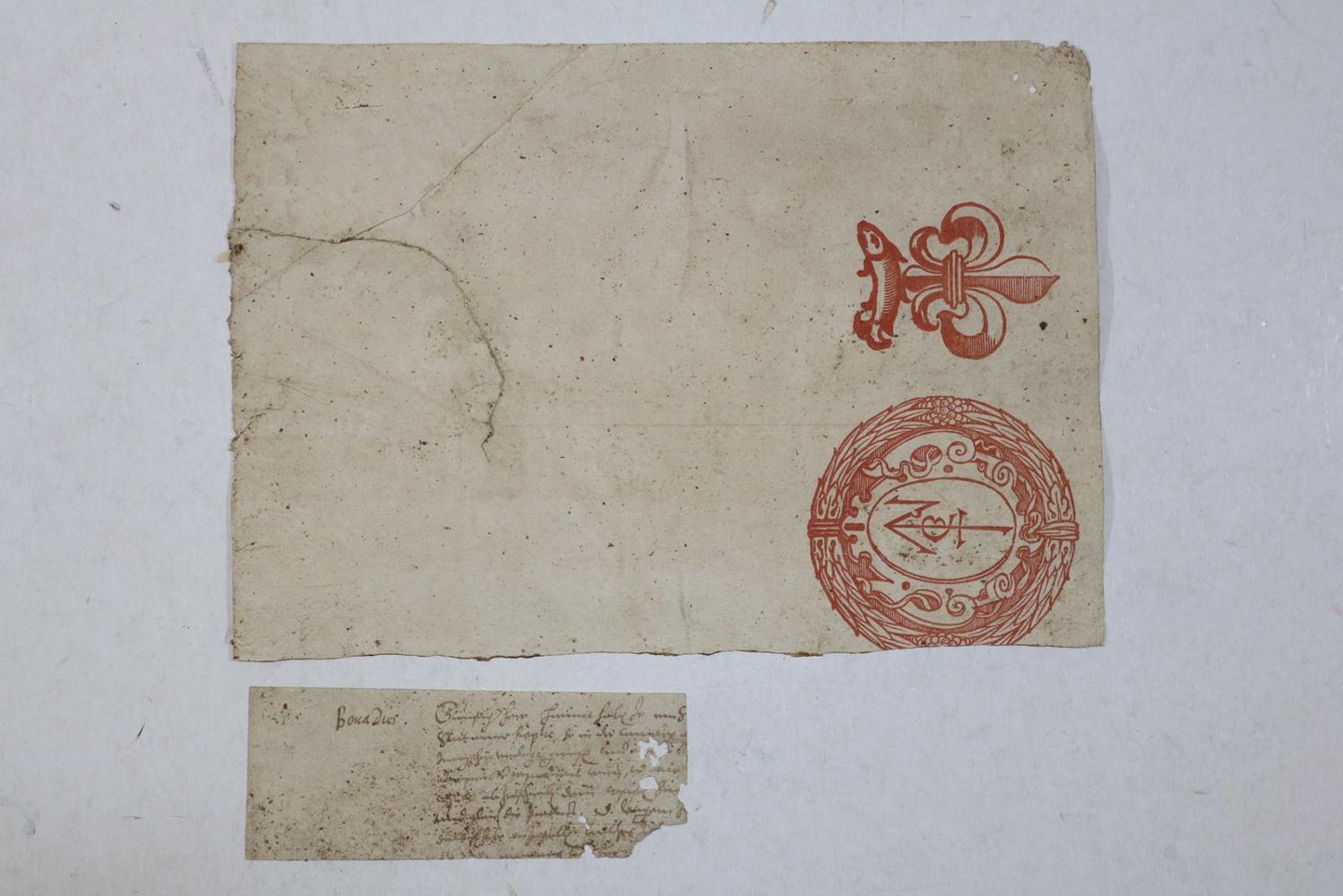Große Abbildung Nr.21: 131-96 Einbandmakulatur.: (Alte Drucke, Handschriften und Theologie)