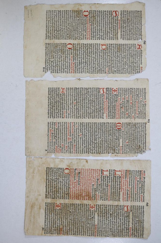 Große Abbildung Nr.210: 131-96 Einbandmakulatur.: (Alte Drucke, Handschriften und Theologie)