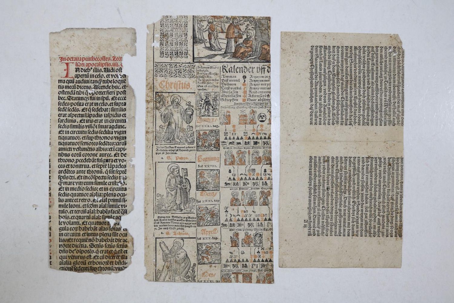 Große Abbildung Nr.22: 131-96 Einbandmakulatur.: (Alte Drucke, Handschriften und Theologie)