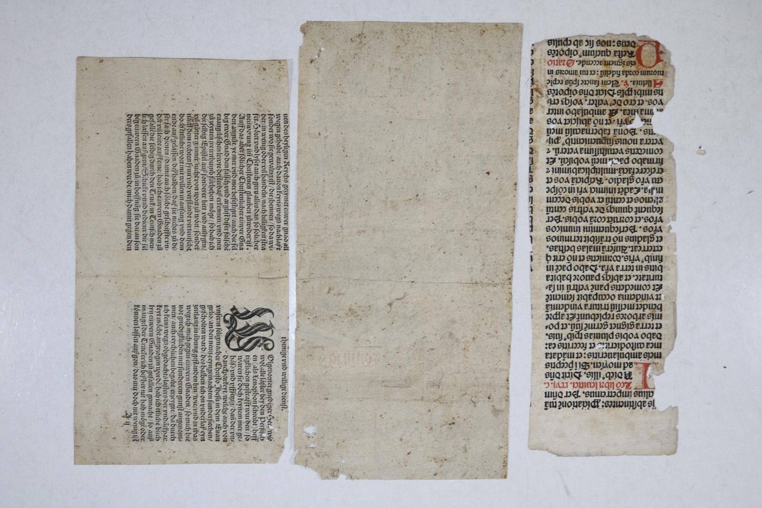 Große Abbildung Nr.23: 131-96 Einbandmakulatur.: (Alte Drucke, Handschriften und Theologie)