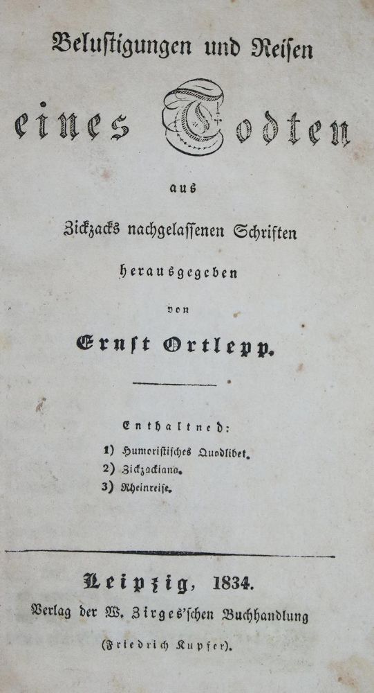 Große Abbildung Nr.1: 131-977 Ortlepp,E.: (Literatur und illustrierte Bücher bis 19.Jahrhundert)