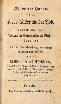 Bild Nr.1: 131-1047 Suhm,(Peter Fredrik).: (Literatur und illustrierte Bücher bis 19.Jahrhundert)